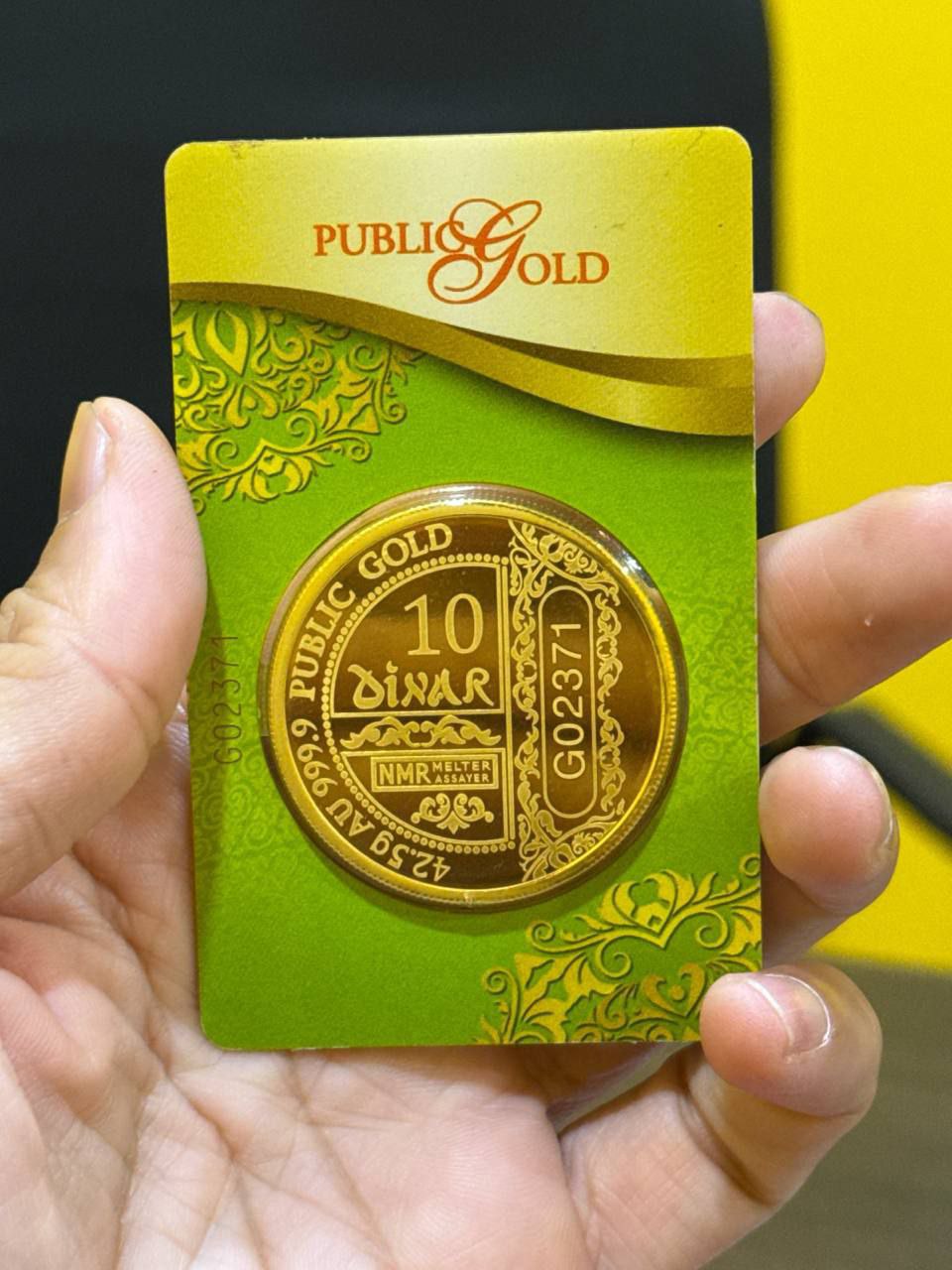 PUBLIC GOLD 10 Dinar 42,5 gram 